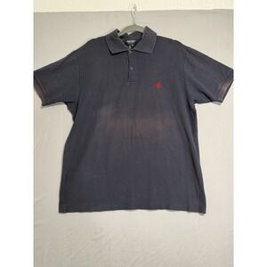 Ferrari dark blue ss two button polo, with defects, men's 2x